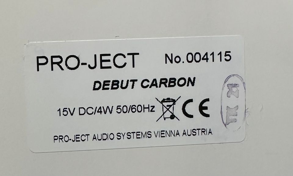 Plattenspieler Pro-Ject Debut Carbon Ortofon High Power it Vinyl in Bamberg