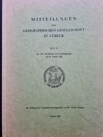 Mitteilungen der GEOGRAPHISCHEN GESELLSCHAFT zu LÜBECK 1982 100J Schleswig-Holstein - Lübeck Vorschau