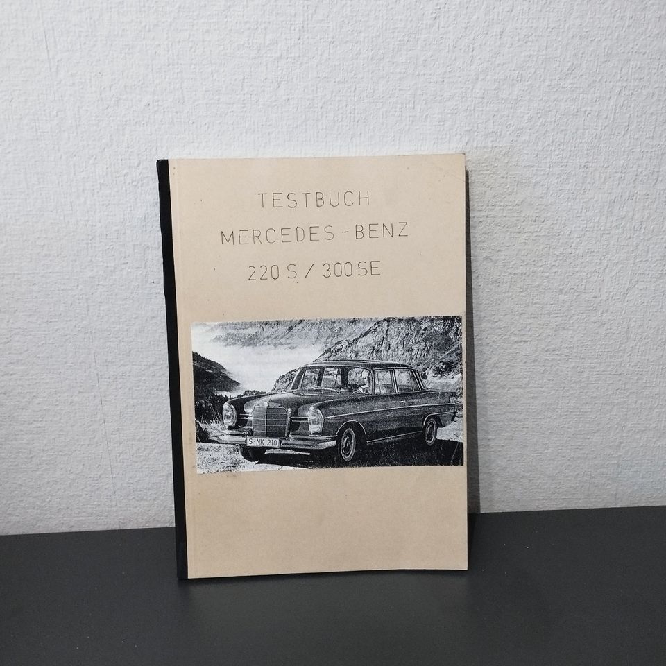 Testbroschüre Mercedes Benz 220 S / 300 SE in Swisttal