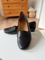 Schwarze Loafer aus Leder, Mokassins, Caprice, Ballerina Niedersachsen - Osnabrück Vorschau