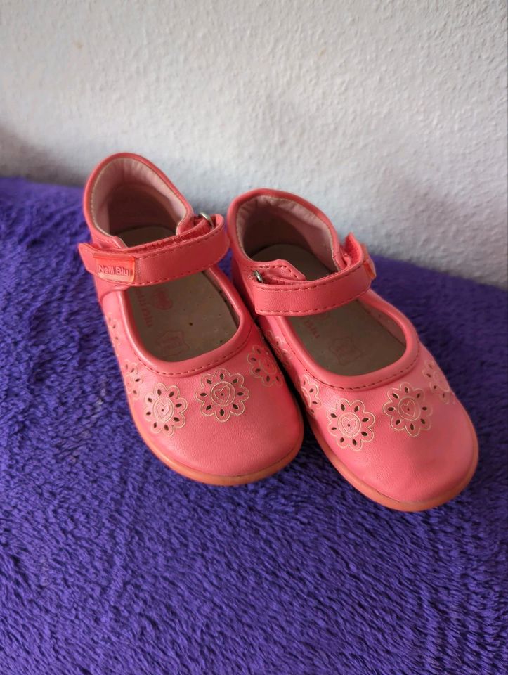 ❤️ Sommerschuhe Ballerina Riemchen rosa Mädchen Gr. 22 in Wernigerode