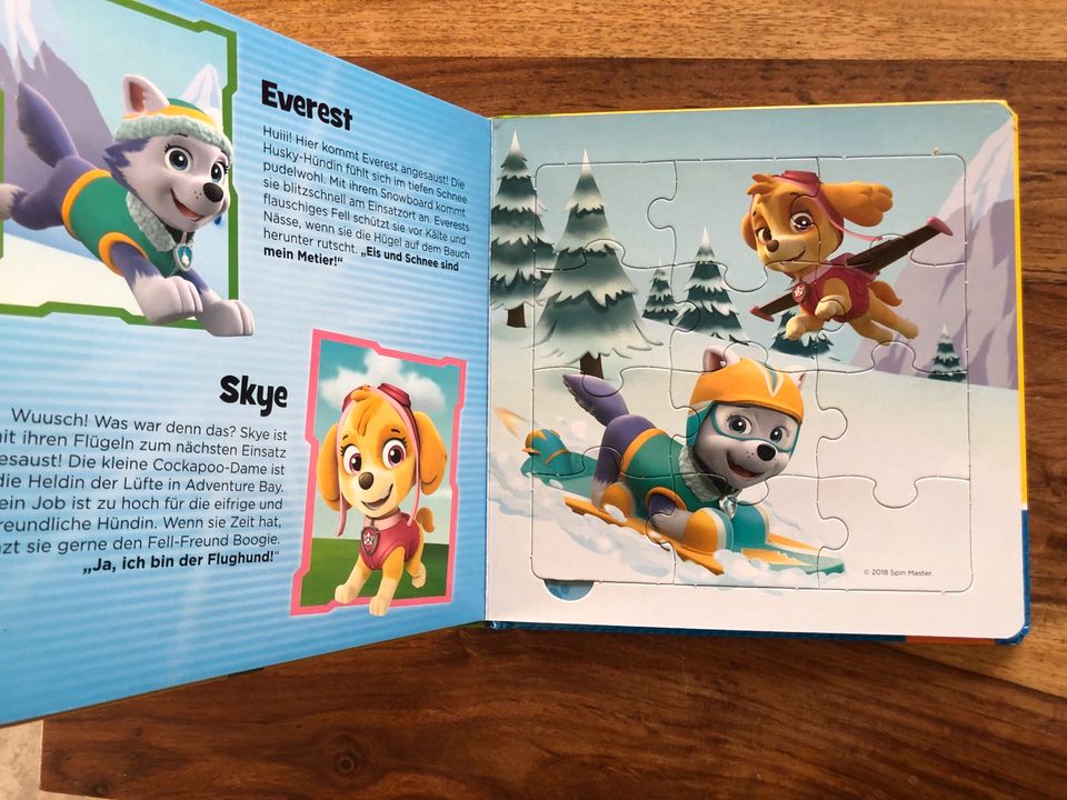 PAW PATROL Puzzle Buch mit 4 Puzzles in Hohenthann