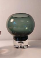 Bubble Glas Vase Kerzenständer vintage Scandi-Design Rauchglas Düsseldorf - Benrath Vorschau