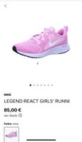 Nike Legend React Running Sportschuhe Damen/Kinder rosa gr. 36,5 Essen - Essen-Werden Vorschau