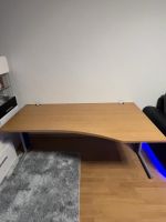 Büro Computer Schreibtisch massivem Holzplatte mit Kabelkanal Duisburg - Duisburg-Mitte Vorschau