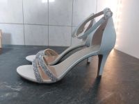 Brautschuhe Hochzeitsschuhe High Heels weiß Glitzer 41 Dortmund - Aplerbeck Vorschau