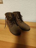 Warme Boots, Stiefeletten, braun, Gr.37 Leder Niedersachsen - Kakenstorf Vorschau