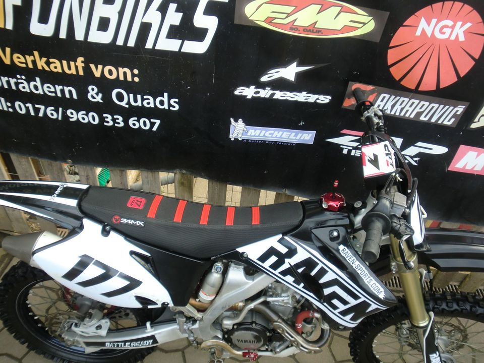 Yamaha YZF YZ -F 250 Modell 2008-Finanzierung-keine KXF RMZ CRF in Nordhausen