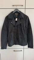 Lederjacke Wildleder ASOS Gr. M grau Hessen - Nidderau Vorschau