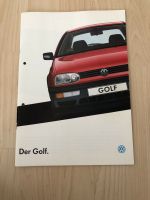 Golf 3 Original Verkaufsprospekt ohne Preise Niedersachsen - Schiffdorf Vorschau