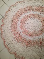 Schöner großer runder Teppich Handarbeit aus Textilgarn Hessen - Hungen Vorschau