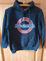 Hoodie "Underground", Gr. XS, schwarz mit Logo Niedersachsen - Salzgitter Vorschau