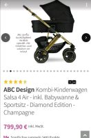 Kinderwagen abc salsa 4 air sondereditin Nordrhein-Westfalen - Marl Vorschau