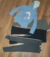 Mädchen Kleiderpaket Kapuzenpullover Leggings Schlaghose 134/140 Schleswig-Holstein - Reinbek Vorschau