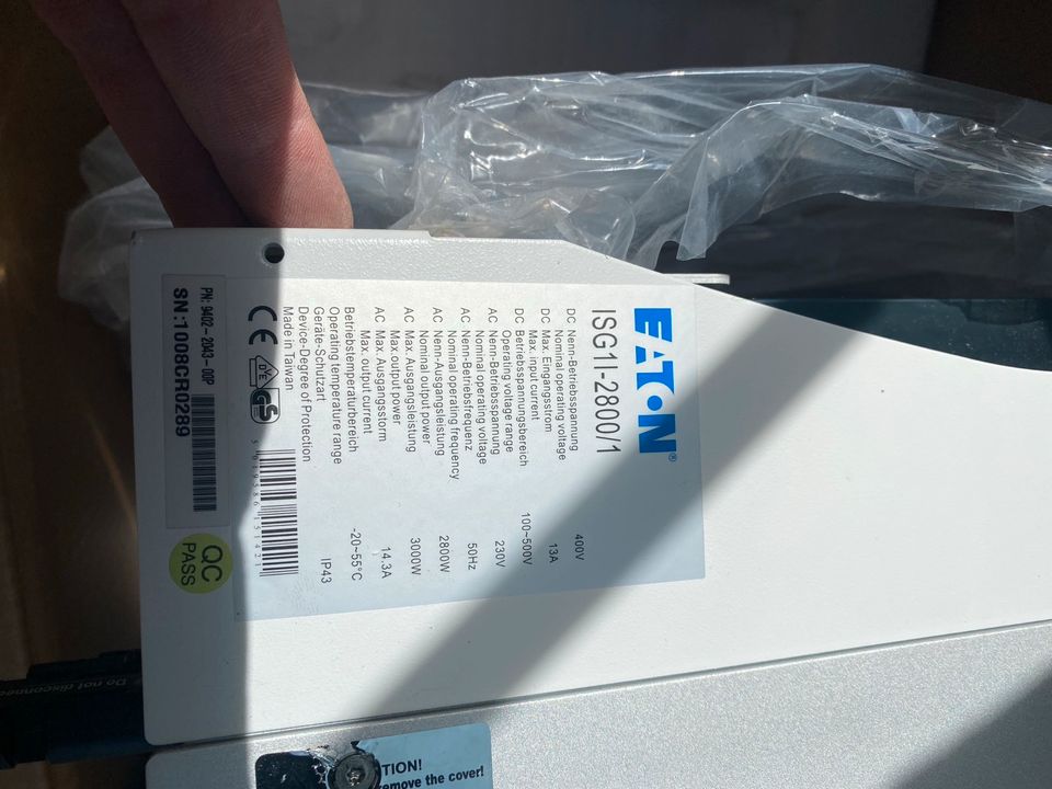 Eaton Wechselrichter 2,8 KWp in Wichtshausen