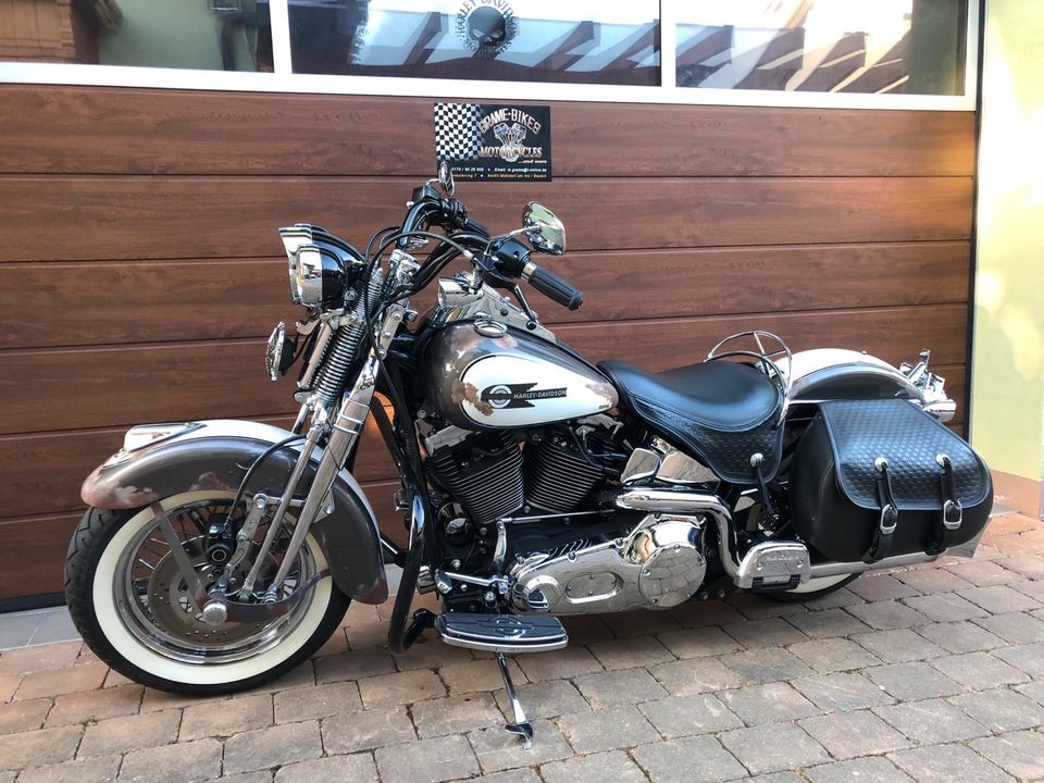 Harley Davidson Heritage Softail Springer FLSTS VERGASER !! in Mühldorf a.Inn