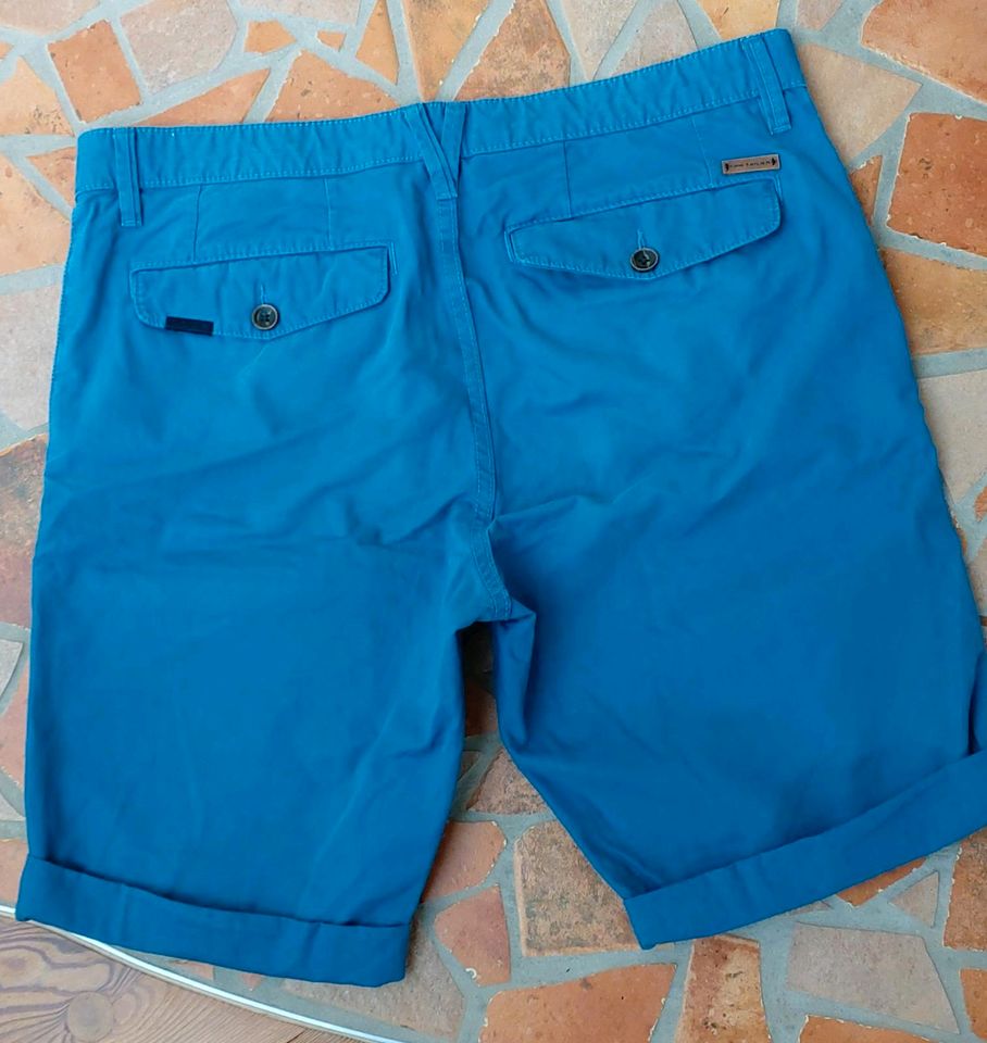 Tom Tailor Bermuda Shorts kurze Hose Größe 34 blau in Oberthulba