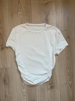 Shein Top Shirt weiß M 38 Rüschen Tshirt Bayern - Bergrheinfeld Vorschau