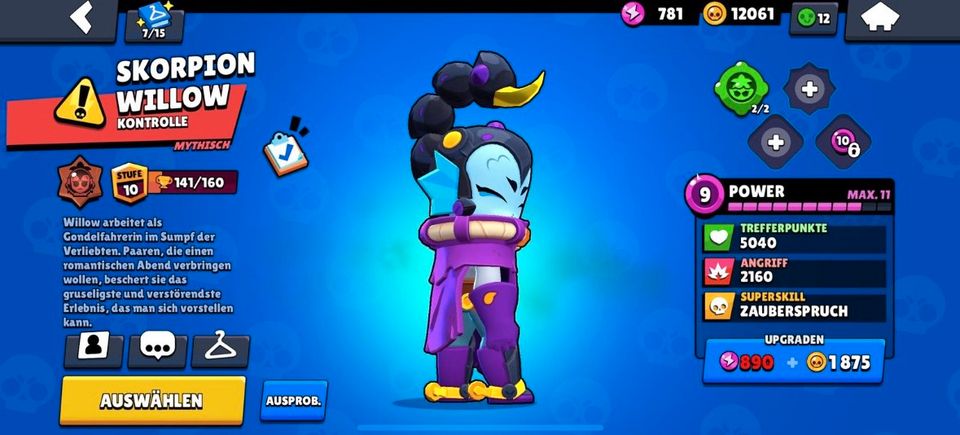 Brawlstars mit allen brawler und vielen skins in Bischofsheim