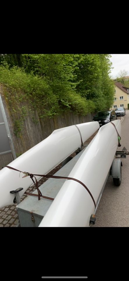 2 Katamaran Rümpfe 6 m lang mit Trailer Top Zustand in Sonthofen