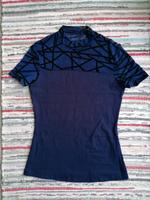 Dunkelblaues T-Shirt mit Mesh Hessen - Hüttenberg Vorschau
