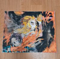 Handmade Leinwand - Demon Slayer Tanjiro & Rengoku 30x24 cm Leipzig - Sellerhausen-Stünz Vorschau