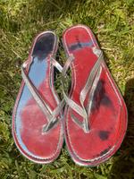 Sommerschuhe - Flipflops (Silber) Berlin - Mitte Vorschau