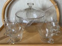 Bowle Set Glas mit 12 Gläsern und Kelle Hessen - Kelsterbach Vorschau