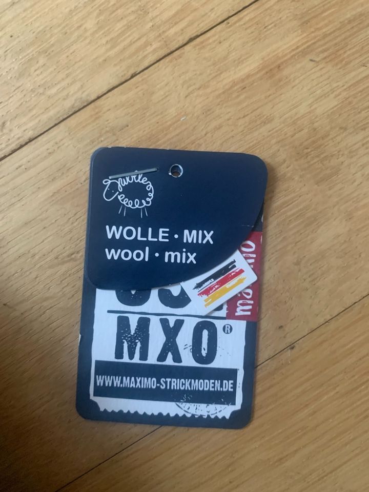 Maximo warme Mütze Wollmix Gr. 55/57 blau grau neuw. in Hamburg