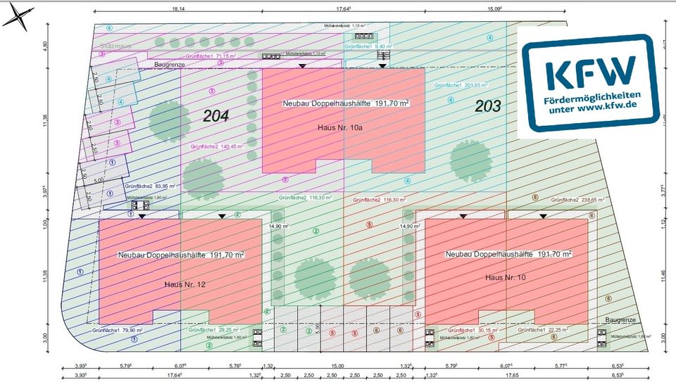 + Jetzt KfW gefördert, Doppelhaus der Extraklasse. Baubeginn in kürze + in Biedenkopf