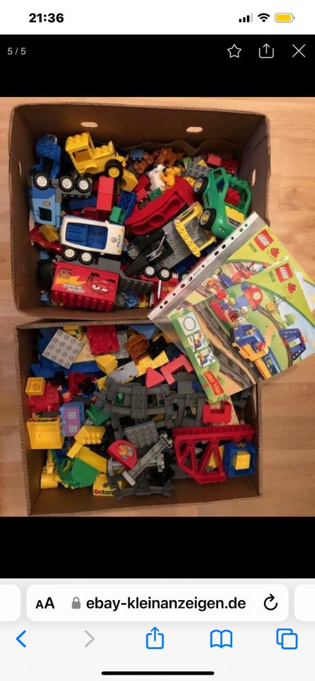 Lego Duplo 5608, 5609, 5641, 5816, Bob der Baumeister, Cars, Zoo in Karlsruhe