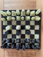 Onyx Schach-/Dame Spiel, grün und grau/schwarz aus Mexiko! Schleswig-Holstein - Bargteheide Vorschau