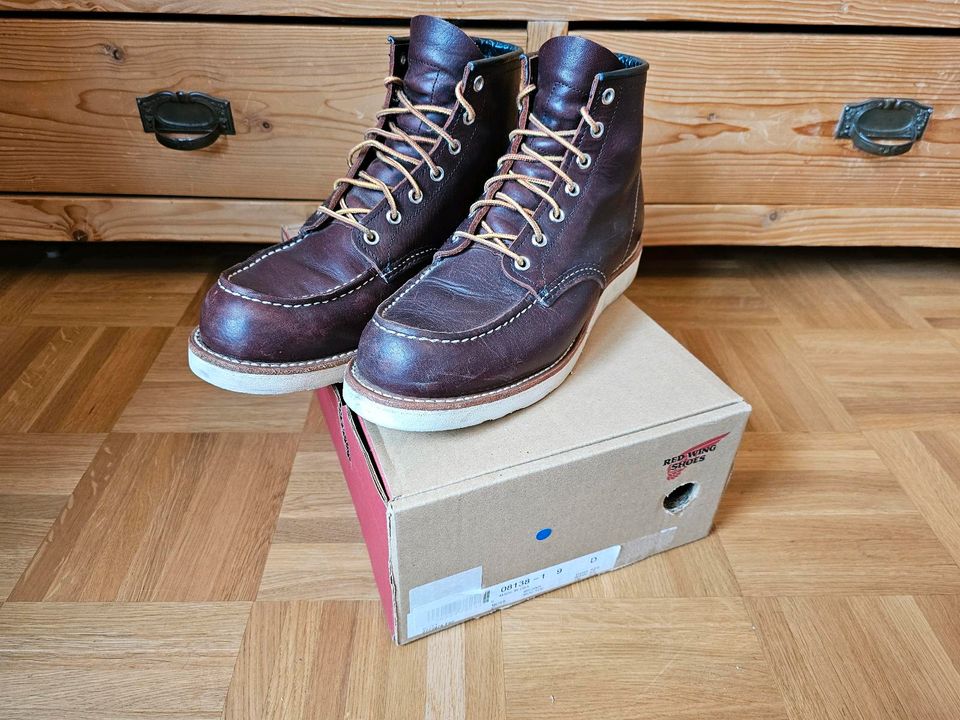 Red Wing 8138 Größe 42 US 9 moc toe kein iron ranger oil slick in Schöneck