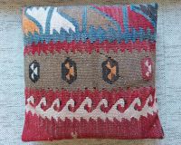 Vintage Kelim Kissen Boho Ethno Orient Kilim Antik Bielefeld - Bielefeld (Innenstadt) Vorschau