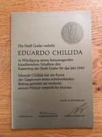 Eduardo Chillida. Zur Verleihung des Goslarer Kaiserrings 1985 Nordfriesland - Niebüll Vorschau