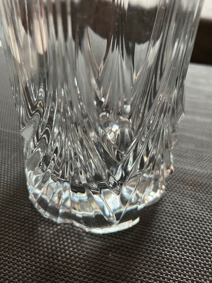 Bleikristall 24% Kristall Vase 28 cm 3kg in Merzhausen
