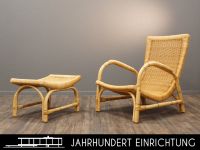 ARCO | Lounge Chair & Hocker | Mid Century Vintage Rattan Sessel Elberfeld - Elberfeld-West Vorschau