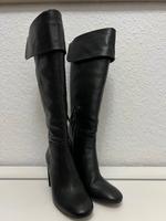 Tory Burch Over Knee Stiefel Leder schwarz Gr. 39 Thüringen - Jena Vorschau