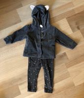 Schönes Set H&M 74 Katze Samt Kapuzenjacke leggings leggins Baden-Württemberg - Karlsdorf-Neuthard Vorschau