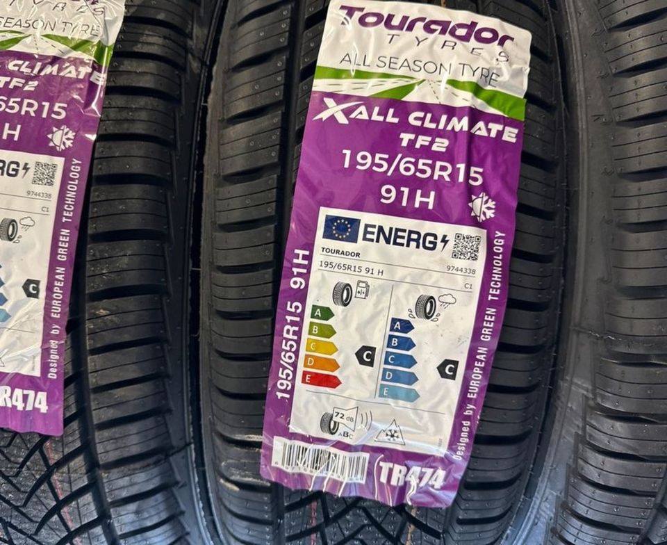 Tourador 4Seasons 195/65 R15 91H Allwetterreifen M+S Neu ! in Ockenheim