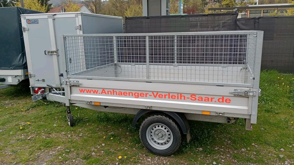 Kipper Dreiseitenkipper Kippanhänger Holz Laub müll bis 3,5t in Sulzbach (Saar)