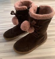 Winterstiefel dunkelbraun mit Bommel Bobbi Shoes Gr. 28 Nordrhein-Westfalen - Elsdorf Vorschau