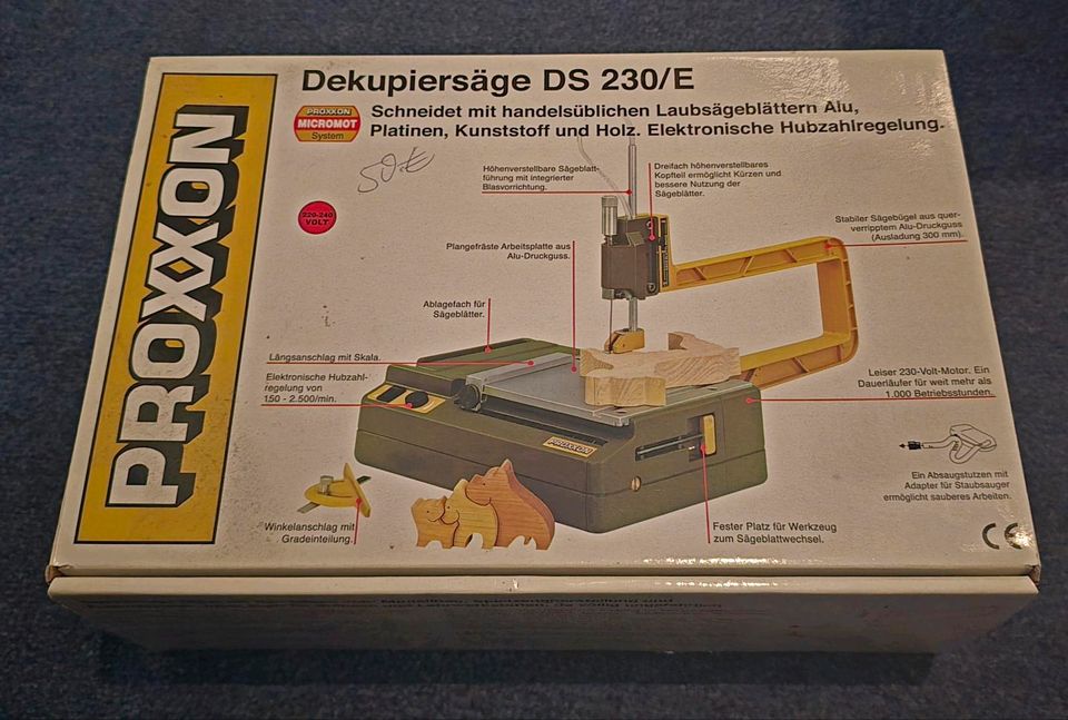 Proxon Dekupiersäge DS 230/E in Bickenbach