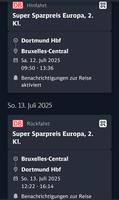 Zug von Dortmund nach Brüssel und retour Juli 2025 Nordrhein-Westfalen - Unna Vorschau