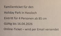 Familienticket für den Holiday Park in Hassloch! Rheinland-Pfalz - Friesenheim Vorschau