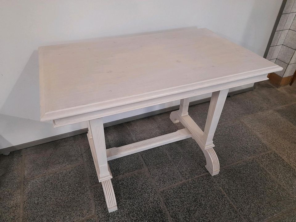 #C Esstisch Tisch Holz weiß antik in Chemnitz