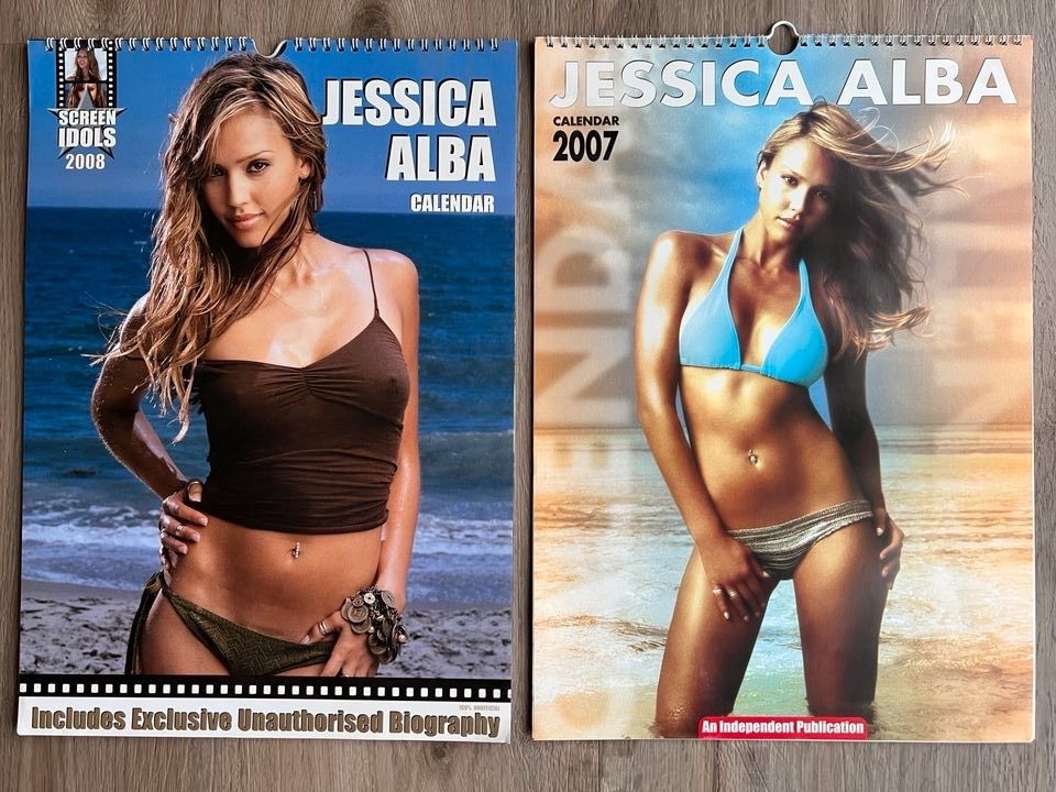 Kalender Jessica Alba 2007 und 2008 in Köthen (Anhalt)