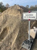 Estrichkies 0/8 15% Körnung Schotter Kies Naturstein Splitt Kies Niedersachsen - Peine Vorschau