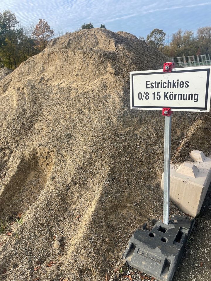 Estrichkies 0/8 15% Körnung Schotter Kies Naturstein Splitt Kies in Peine