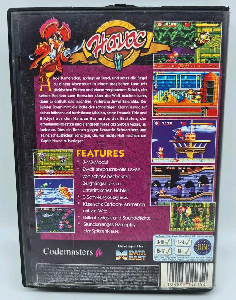 Havoc - Sega Mega Drive - CIB Komplett Boxed - Arcade Game in Griesheim